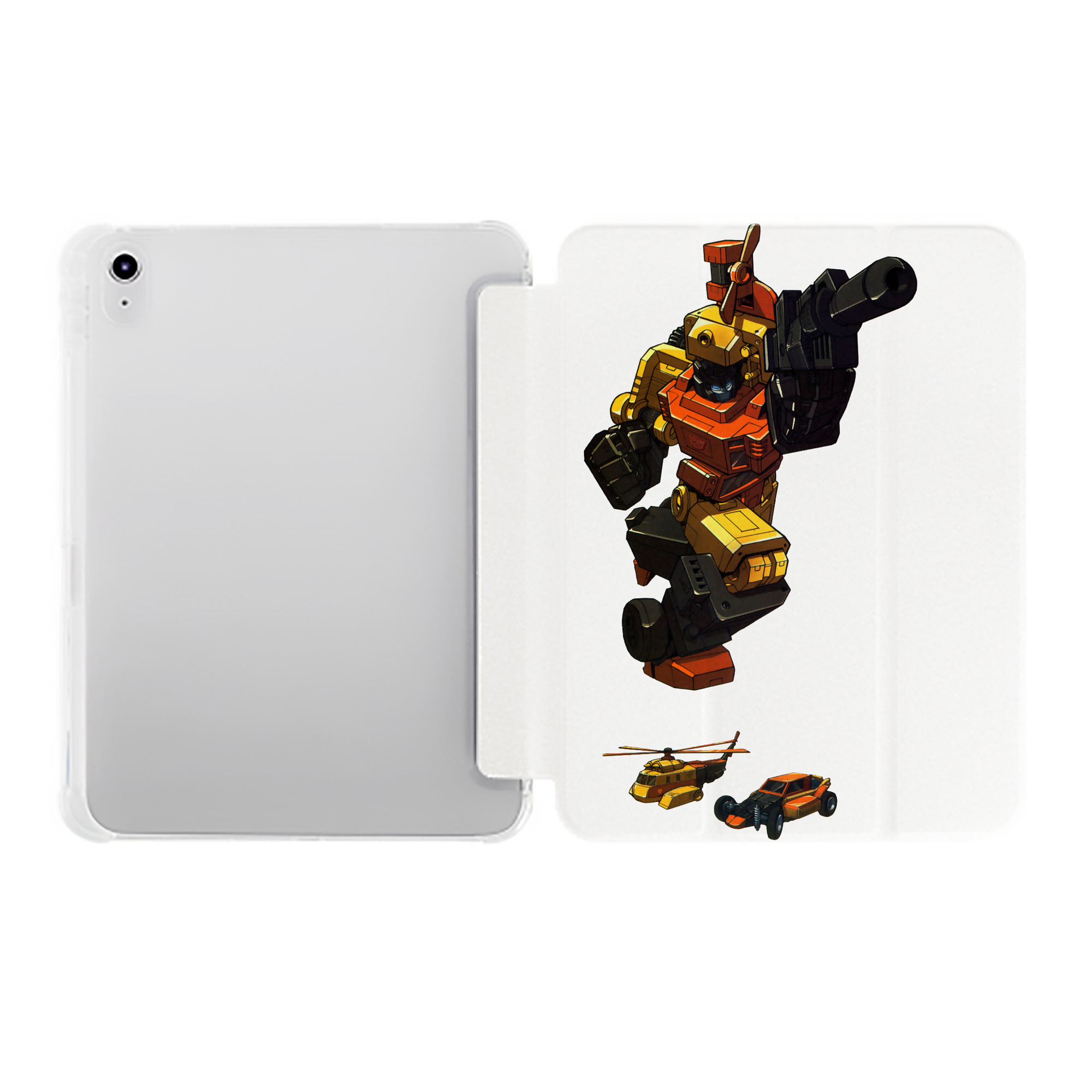 （画像用）  IPad ケース ペン収納付き 三つ折りスタンド PUレザー×シリコン 対応機種9.5/10.5/10.9インチ